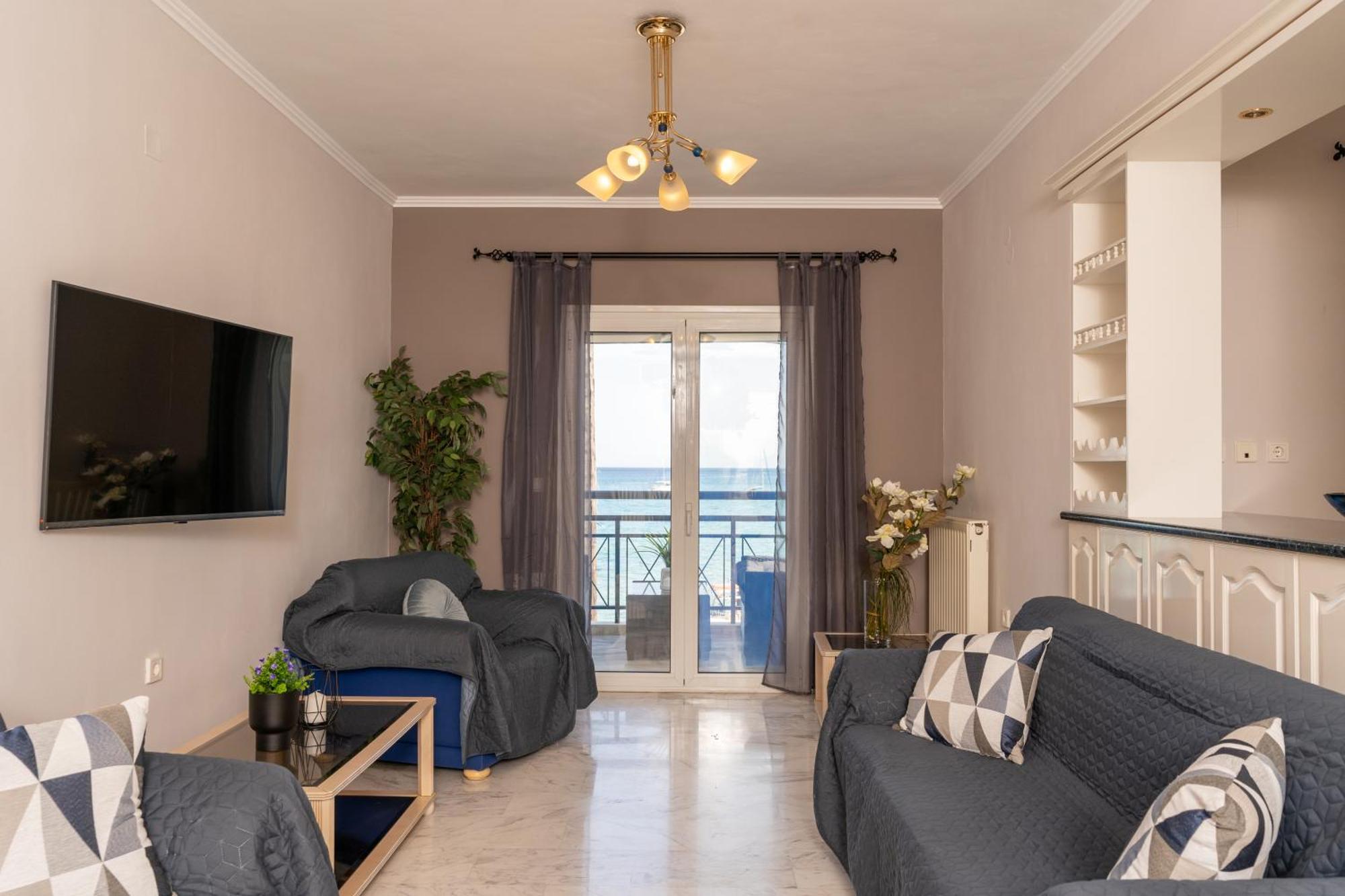 George Beachfront Apartments Lithakia  Chambre photo